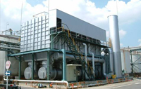 Facilities to incinerate dried synthetic rubber waste(Yokkaichi Plant)