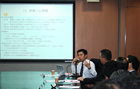 Employees attend a course on corporate ethics