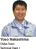 Yoso Nakashima Chiba Team Technical Dept. I