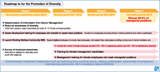 Roadmap to for the Promotion of Diversity 