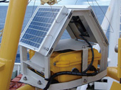 CO<sub>2</sub> monitoring buoy equipped with LiC (JAMSTEC)