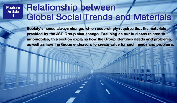 Feature Article 1 Relationship between Global Social Trends and Materials