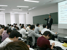 A lecture at Nihon University