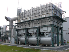 Dried-synthetic rubber waste incinerator