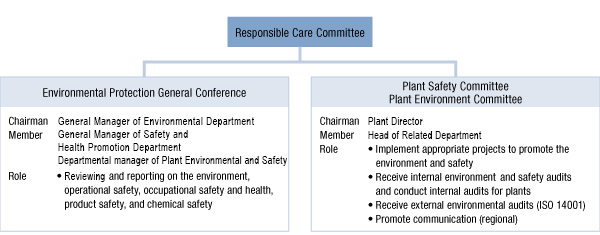 Environment and Safety Advancement Structure