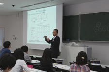 A lecture at Nihon University