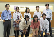 Aichi Prefectural Asahigaoka Senior High School visiting our facility