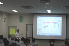Explanatory briefing held at the Kashima Plant