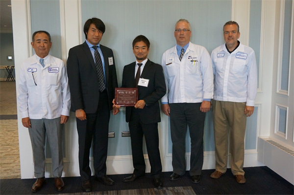 Techno Polymer America, Inc receives Delivery Performance Award from the Moriroku Group