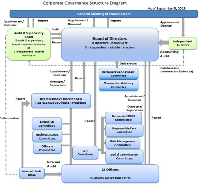 Corporate Governance Structural Diagram