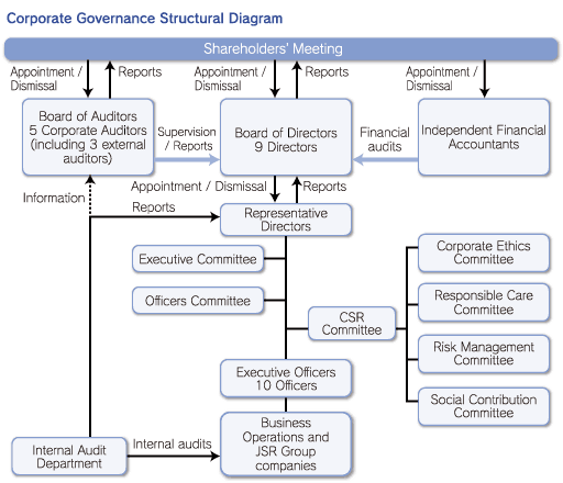 Corporate Governance Structural Diagram