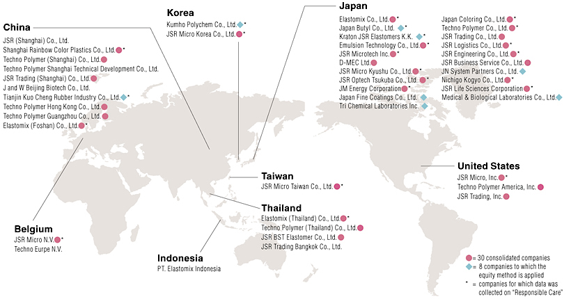 JSR Group Map