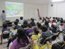 Students at a lecture