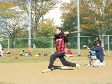 Employee softball game