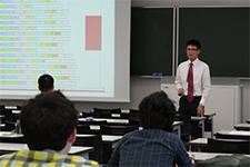 JSR Chiba Plant - Employee presentations at Nihon Universityる