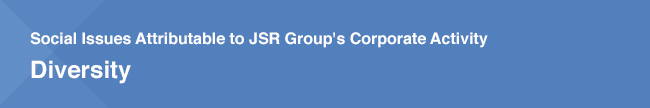 Social Issues Attributable to JSR Group's Corporate Activity Diversity