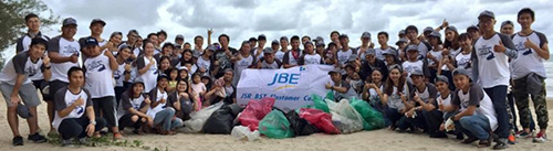 Participation in international cleanup activities