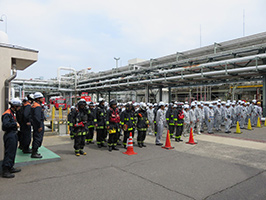 General disaster drill staged at the JSR Yokkaichi Plant3