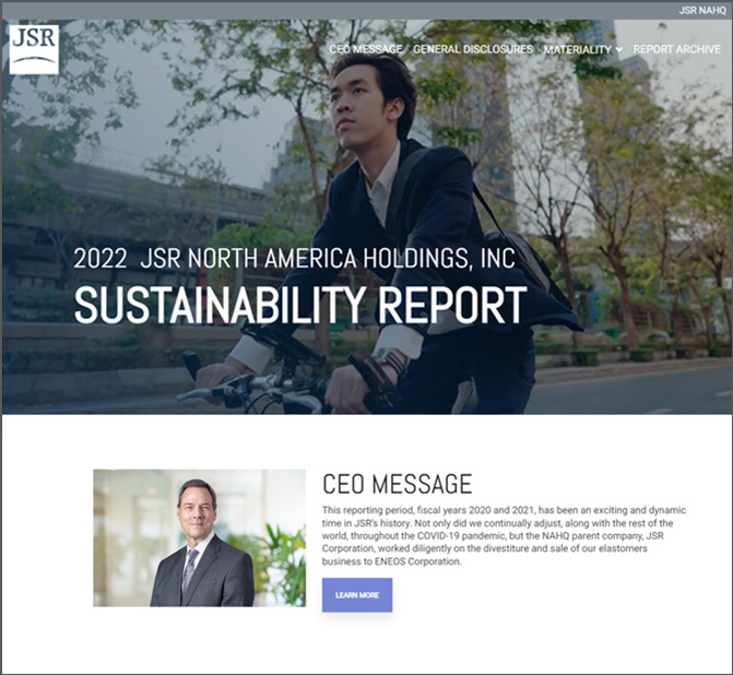 JSR North America Holdings, Inc.CSR 2022（Website）