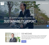 JSR North America Holdings, Inc.「サステナビリティレポート」2022（Webサイト）