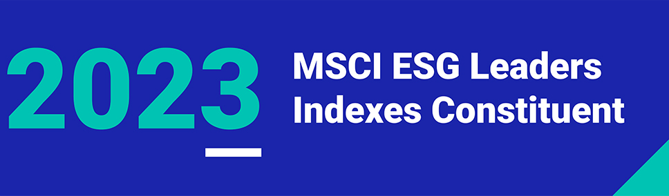 「MSCI ESG Leaders Indexes」のロゴ